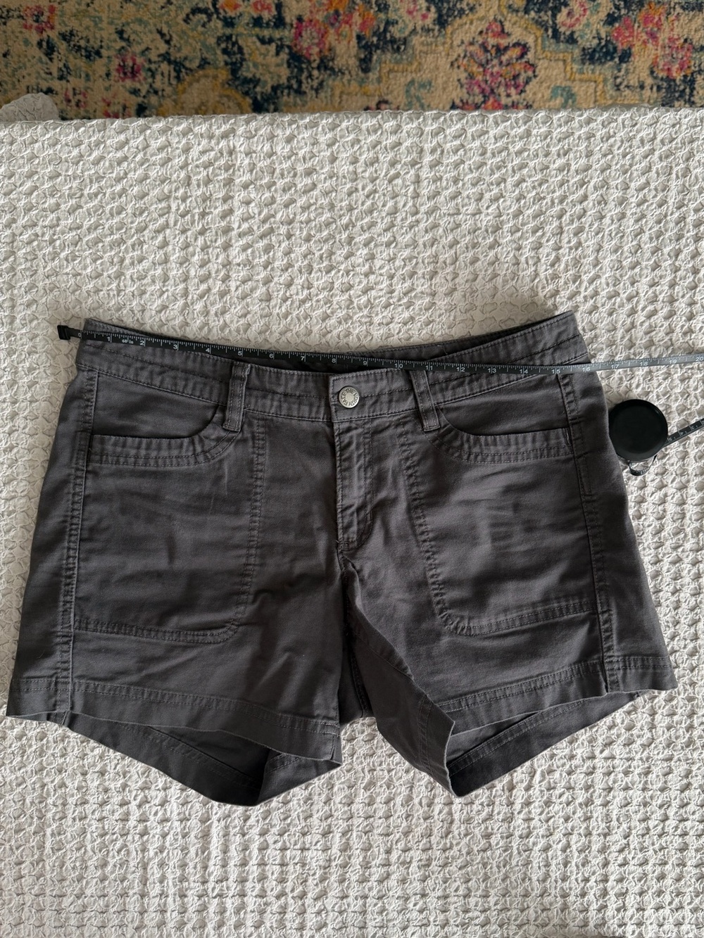 The North Face Aphrodite Gray Stretch Shorts 6